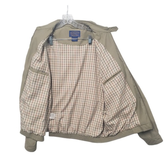 Vintage Pendleton khaki bomber size small - Picture 3 of 8